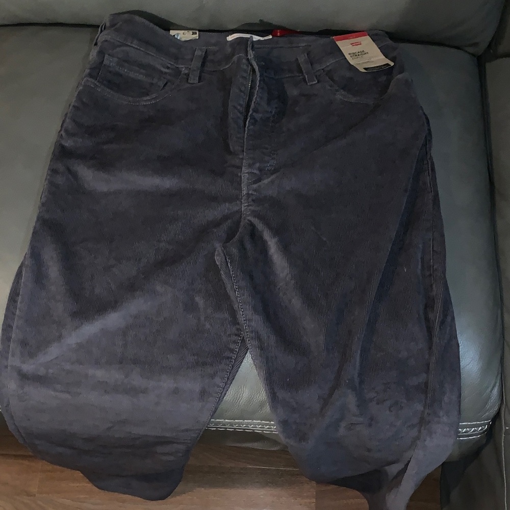 Levi's Men's Corduroy Pants - Charcoal
